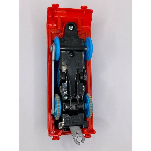 Thomas & Friends Motorized Blue Engine Train Toy #1 Mattel 2013 Plastic Collecti - Picture 3 of 3